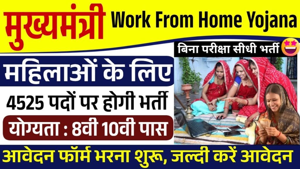 Mukhyamantri Work From Home Yojana